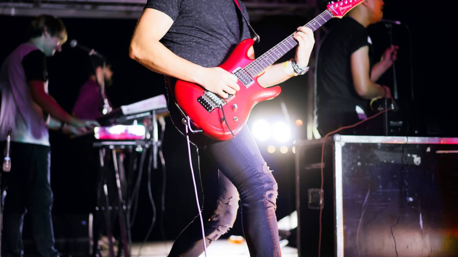Band performing